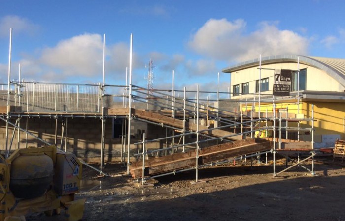 scaffold platform hire in cornwall