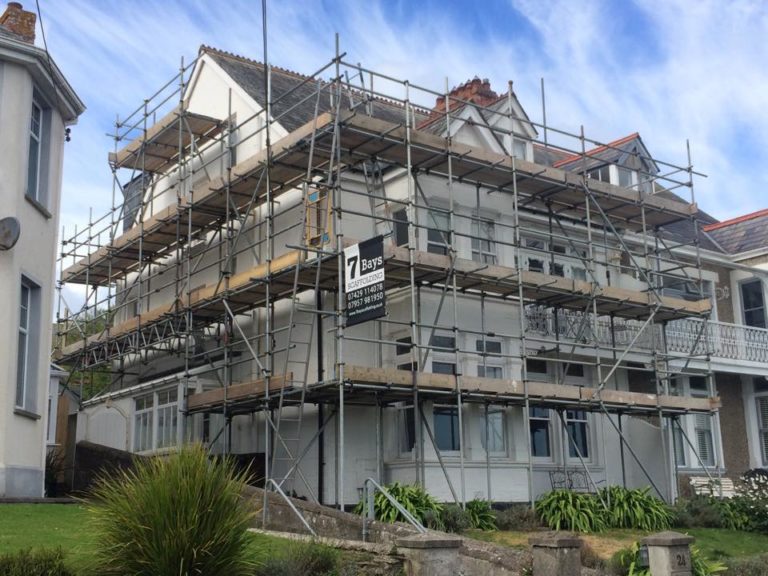 7 bays scaffolding padstow