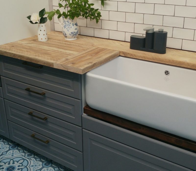 worktops made from scaffolding boards